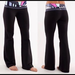 Lululemon Black spring groove pants tall